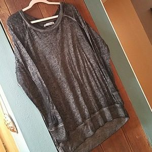Semi sheer sweater top